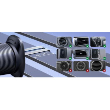 Automobilinis telefono laikiklis Ugreen LP923 MagSafe (air vent) juodas (65185) Automobilinis telefono laikiklis Ugreen LP923 MagSafe (air vent) juodas (65185)
