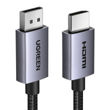 Kabelis Ugreen DP125 DisplayPort to HDMI (4K@30Hz) 2.0m juodas (35842)