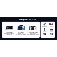 USB kabelis Ugreen L706 USB-C USB4 240W 80Gbit / s 16K@60Hz Thunderbolt 4 1.0m juodas (65383) USB kabelis Ugreen L706 USB-C USB4 240W 80Gbit / s 16K@60Hz Thunderbolt 4 1.0m juodas (65383)