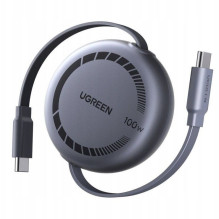 Ugreen USB-C to USB-C PD Fast Charging Retractable Cable 100W Max 1m