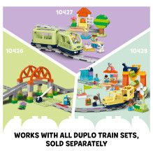 LEGO DUPLO traukinių tunelio ir bėgių papildymo rinkinys