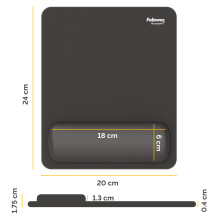 Fellowes Breyta 100142555 mouse pad Fellowes Breyta 100142555 mouse pad
