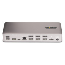 StarTech.com 150UE-USB4DOCKTRIPLE nešiojamojo kompiuterio dokas / prievado replikatorius