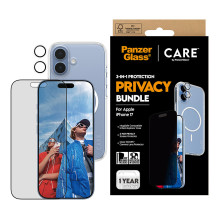 PanzerGlass ® , CARE by ® 3-in-1 Flagship Privacy Bundle iPhone 17 PanzerGlass ® , CARE by ® 3-in-1 Flagship Privacy Bundle iPhone 17