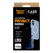 PanzerGlass ® , CARE by ® 3-in-1 Flagship Privacy Bundle iPhone 17 PanzerGlass ® , CARE by ® 3-in-1 Flagship Privacy Bundle iPhone 17