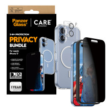 PanzerGlass ® , CARE by ® 3-in-1 Flagship Privacy Bundle iPhone 17 PanzerGlass ® , CARE by ® 3-in-1 Flagship Privacy Bundle iPhone 17