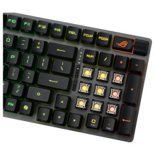 ASUS Žaidimų klaviatūra su FR išdėstymu ROG Strix Scope II 96 RX belaidė ASUS Žaidimų klaviatūra su FR išdėstymu ROG Strix Scope II 96 RX belaidė