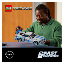 LEGO Technic 2 Fast 2 Furious Nissan Skyline GT-R (R34) Flitzer 42210