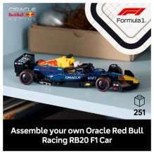 LEGO Greitis Champions Oracle Red Bull Racing RB20 F1 Rennauto 77243 LEGO Greitis Champions Oracle Red Bull Racing RB20 F1 Rennauto 77243