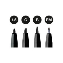 FABER-CASTELL Tuschestift Pitt Artist Pen Farbe 199 4x FABER-CASTELL Tuschestift Pitt Artist Pen Farbe 199 4x