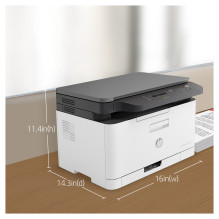 HP Spalvotas lazerinis MF 178nw Daugiafunkcinis spausdintuvas 3in1 Farblaser A4 18s / m