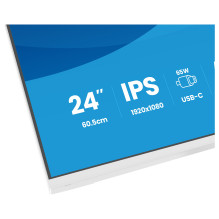 60,5 cm (23,8 colio) 1920 x 1080 pikselių iiyama XB2497HSN-W1 16:9 „Full HD“ IPS 1 ms 100 Hz „DisplayPort“ HDMI USB šako