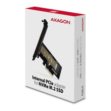 PCEM2-N PCIe-3.0-x4-Adapter, 1x M.2-NVMe-SSD, bis 2280 - passive Kühlung PCEM2-N PCIe-3.0-x4-Adapter, 1x M.2-NVMe-SSD, bis 2280 - passive Kühlung