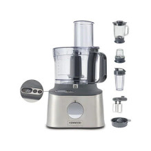 Kchenmaschine MultiPro Compact+ (silber, 800 vatų, vientisas Waage, Mixaufsatz ir Blend-Xtract 2GO )