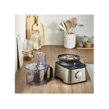 Kchenmaschine MultiPro Compact+ (silber, 800 vatų, vientisas Waage, Mixaufsatz ir Blend-Xtract 2GO )