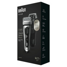 Braun 8 serija 8517s šlapias ir sausas Galvano Silver Braun 8 serija 8517s šlapias ir sausas Galvano Silver