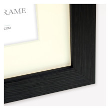 ZEP Regent 5 Passepartout 13x18 Holz Bilderrahmen schwarz V32575