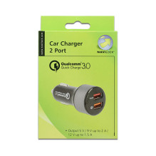 NAVILOCK Kfz Ladeadapter 2 x USB Type-A su Qualcomm Quick Charge 3.0 NAVILOCK Kfz Ladeadapter 2 x USB Type-A su Qualcomm Quick Charge 3.0