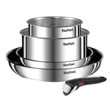 Indų rinkinys - Tefal Ingenio Emotion L897S574 5 dalių nerūdijančio plieno nelimpančių Indų rinkinys - Tefal Ingenio Emotion L897S574 5 dalių nerūdijančio plieno nelimpančių