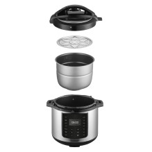 Concept CK8001 daugiafunkcis puodas 5,6 l 1000 W juodas, nerūdijantis plienas