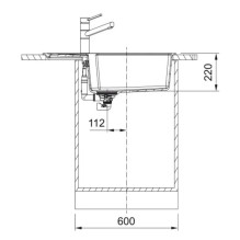 Sink Franke Urban 114.0682.567, granite Sink Franke Urban 114.0682.567, granite