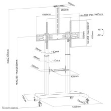 Neomounts by Newstar floor stand Neomounts by Newstar floor stand
