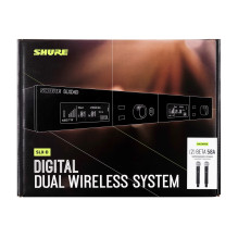 Shure SLXD24DE / B58-G59 - dual digital wireless system with two transmitters / handheld microphones (470 - 514 MHz) Shure SLXD24DE / B58-G59 - dual digital wireless system with two transmitters / handheld microphones (470 - 514 MHz)