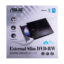 ASUS SDRW-08D2S-U Lite optical disc drive DVD±RW Black ASUS SDRW-08D2S-U Lite optical disc drive DVD±RW Black