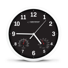 Esperanza EHC016K Mechanical wall clock Round Black Esperanza EHC016K Mechanical wall clock Round Black