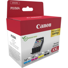 Oriģinālais Canon tinte CLI-581 XXL, CMYK (1998C005) Oriģinālais Canon tinte CLI-581 XXL, CMYK (1998C005)