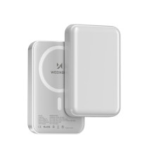 Wozinsky Wozinsky WRW349YWS 10000 mAh magnetinė išorinė baterija – balta