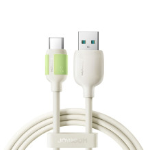 Joyroom Joyroom S-A53 3A USB-A - USB-C Cable with Fluorescent Tip 1.2m - Beige