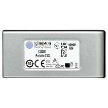 Dysk zewnętrzny SSD Kingston XS2000 4TB Czarno-srebrny (SXS2000 / 4000G)