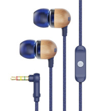 Marley Smile Jamaica Earbuds, In-Ear, Wired, Microphone, Denim Marley Smile Jamaica Earbuds, In-Ear, Wired, Microphone, Denim