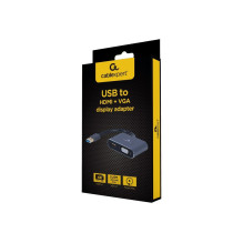 Cablexpert USB display adapter A-USB3-HDMIVGA-01 0.15 m, USB 3.0 Type-A