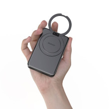 „Dudao Dudao K28S 20W PD 5000mAh“ išorinė baterija su „MagSafe“ ir stovu – pilka