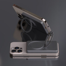 Dudao Dudao K28S 20W PD 5000mAh Powerbank with MagSafe and Stand - Gray
