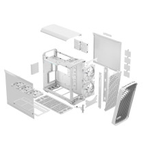 „Fractal Design Torrent RGB White TG“ skaidraus atspalvio plokštė „Fractal Design Torrent RGB White TG“ skaidraus atspalvio plokštė