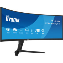 Iiyama ProLite XCB4994DQSU-B1 (124 cm (49 coliai), Black (matinis), DQHD, VA, Išlenktas, HDMI, DP, USB-C, USB-Hub, 120Hz Iiyama ProLite XCB4994DQSU-B1 (124 cm (49 coliai), Black (matinis), DQHD, VA, Išlenktas, HDMI, DP, USB-C, USB-Hub, 120Hz