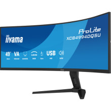 Iiyama ProLite XCB4994DQSU-B1 (124 cm (49 inch), black (matte), DQHD, VA, Curved, HDMI, DP, USB-C, USB hub, 120Hz panel) Iiyama ProLite XCB4994DQSU-B1 (124 cm (49 inch), black (matte), DQHD, VA, Curved, HDMI, DP, USB-C, USB hub, 120Hz panel)