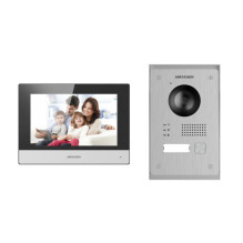Orno HIKVISION DS-KIS703Y-P single-family video intercom set, 2-wire, 7", Wi-Fi, Full HD, surface or flush mounting