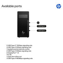 HP Z2 bokštas G1i