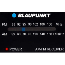Radijas - Blaupunkt PR4WH AM / FM 60x24x109mm Pilkas