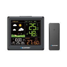 Oro Stotis - Blaupunkt WS25BK Vidaus / Išorės Temperatūros, Drėgmės, Prognozės, Juoda Oro Stotis - Blaupunkt WS25BK Vidaus / Išorės Temperatūros, Drėgmės, Prognozės, Juoda