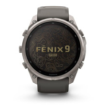 SMARTWATCH FENIX 9 PRO SOLAR / TITANIUM 010-04339-01 GARMIN