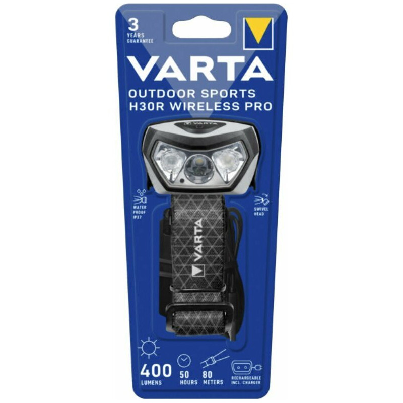 Varta Headlamp Outdoor Sports H30R Wireless Pro internal battery