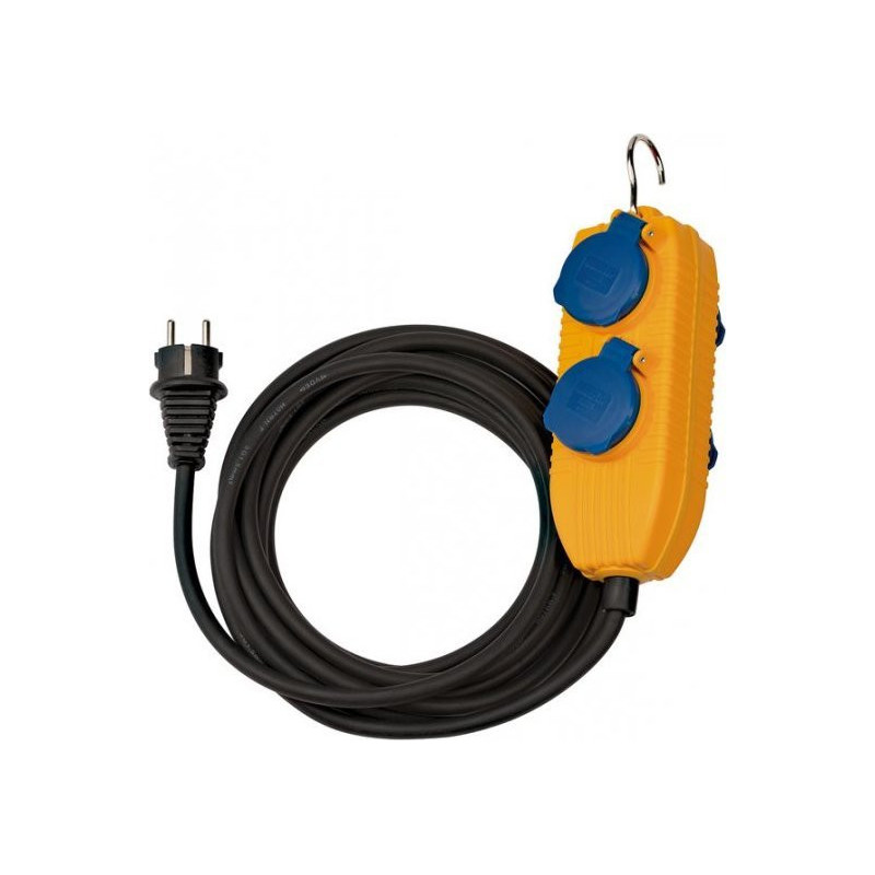 Brennenstuhl 5m ilginamasis laidas Powerblock IP54 Black