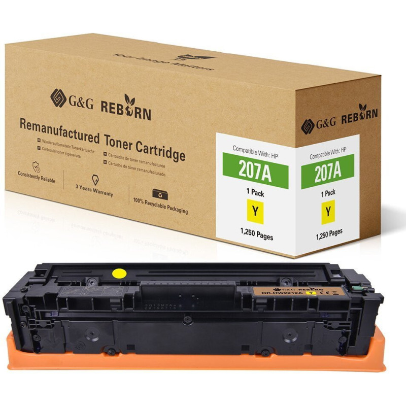 Toner G&amp;G G&amp;G GR-HW2212A toner cartridge 1 pc. Replacement Yellow