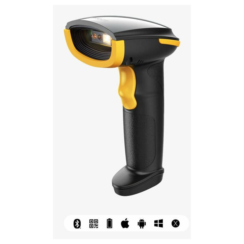 Inateck barcode scanner 501S Black Wi-Fi 6 Bluetooth 5.0