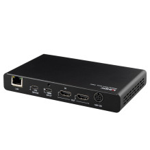 USB-C jungčių stotelė - Lindy 43425 susitikimų kambario stotelė, 2× 4K HDMI, 100 W PD, juoda USB-C jungčių stotelė - Lindy 43425 susitikimų kambario stotelė, 2× 4K HDMI, 100 W PD, juoda